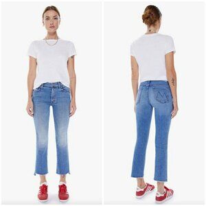 💕MOTHER💕 The Insider Crop Step Fray Jeans ~ Juicin' 34 NWT